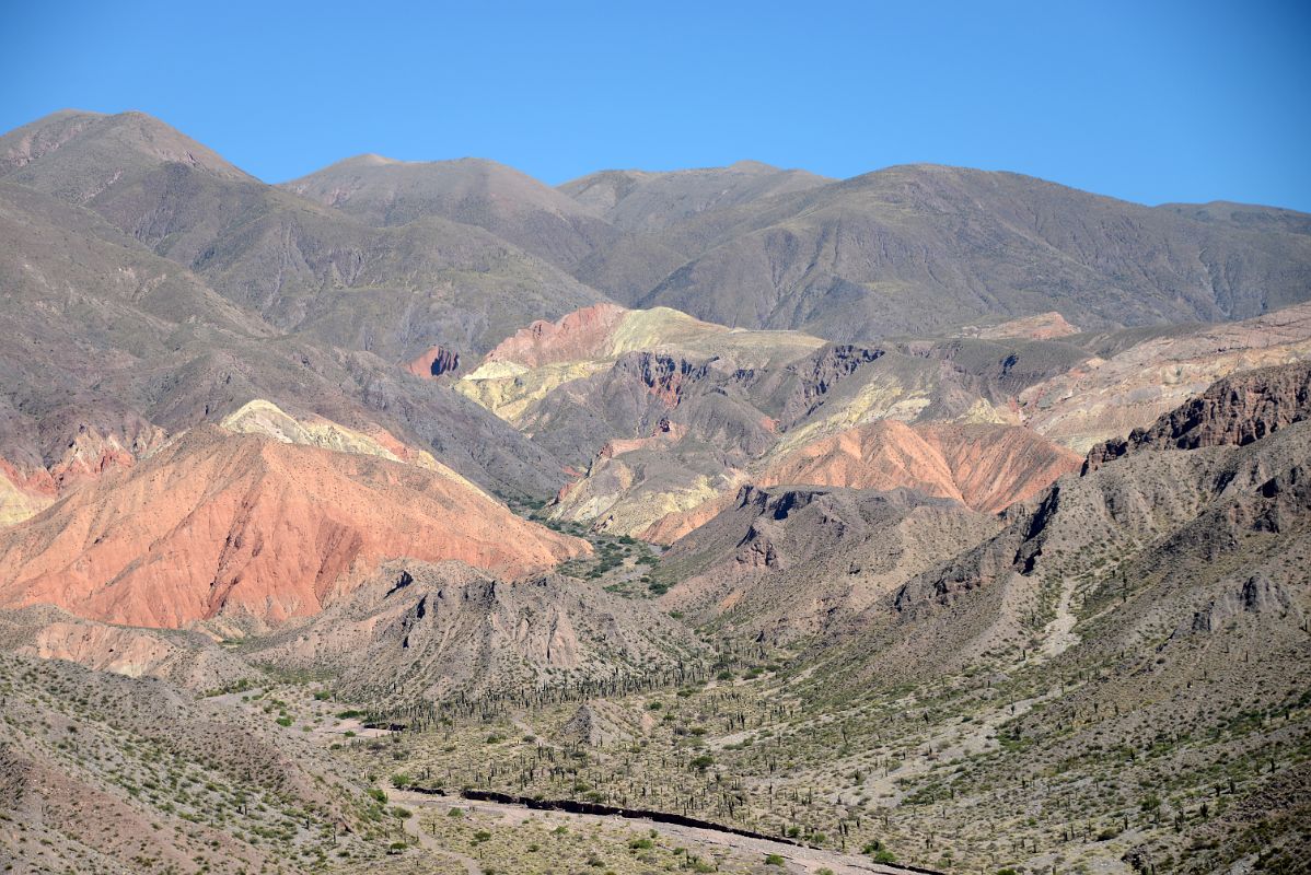 28 Colourful Hills To The Northwest From Archaeologists Monument At Pucara de Tilcara In Quebrada De Humahuaca
